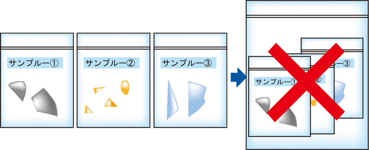 1検体として分析できない建材